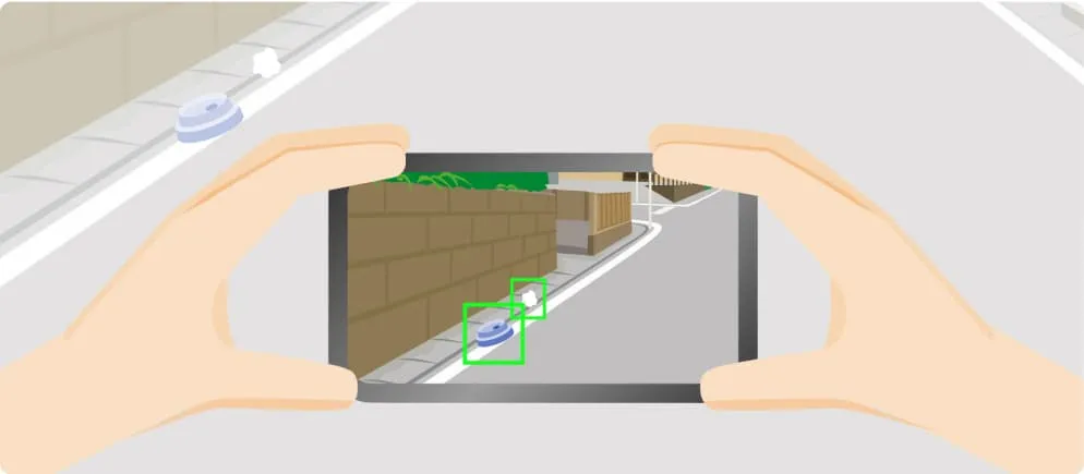 Illustration of the walking version survey